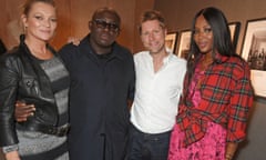 Edward Enninful with celebrity pals