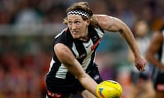 Collingwood player Nathan Murphy