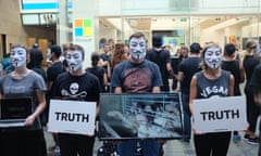 The Cube of Truth at Martin Place