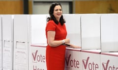 Queensland Premier Annastacia Palaszczuk casts her vote in the state's election at Inala State School in Brisbane, Saturday, November 25, 2017. (AAP Image/Dan Peled) NO ARCHIVING
