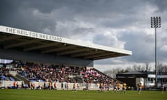 A general view of the new Neil Fox stand at Wakefield