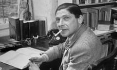 Arthur Koestler<br>English writer Arthur Koestler working in study. (Photo by Pat English//Time Life Pictures/Getty Images)