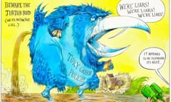 Chris Riddell illustration of Jubjub bird