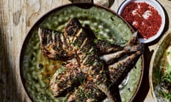 Whole Mackerel Over Coals with Garlic & Garden Leaves
Time & Tide by Emily Scott