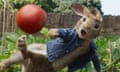 Peter (James Corden) in Columbia Pictures’ Peter Rabbit