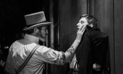 A touch of film noir … Henry Pettigrew and Lorn Macdonald in The Strange Case of Dr Jekyll and Mr Hyde.