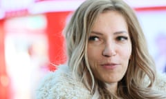 Singer Yulia Samoilova representing Russia in 2017 Eurovision Song Contest, at Sheremetyevo Airport<br>MOSCOW REGION, RUSSIA - MARCH 14, 2017: Singer Yulia Samoilova seen at Sheremetyevo International Airport. Wheelchair-bound since childhood, Samoilova represents Russia in the 2017 Eurovision Song Contest scheduled for May in Kiev, Ukraine. Maria Antipina/TASS (Photo by Maria Antipina\TASS via Getty Images)