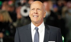 Bruce Willis, who starred in the Die Hard franchise, Pulp Fiction and The Fifth Element.