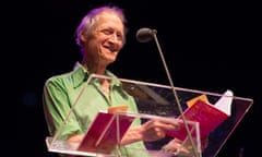 Michael Horovitz reading at POEM 2012 Poetry Olimpics, Queen Elizabeth Hall<br>CA68GH Michael Horovitz reading at POEM 2012 Poetry Olimpics, Queen Elizabeth Hall