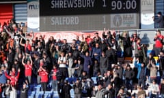 National League Salford drew 1-1 at League One Shrewsbury.