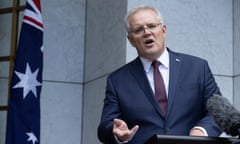 Australian prime minister Scott Morrison