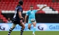 George Ford makes a clearance for Sale against Bristol