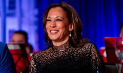 Harris at the White House Correspondents Dinner at the Washington Hilton in Washington DC on 27 April 2024.