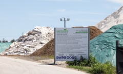 The entrance to Greenlife Resource Recovery Facility in Bringelly, NSW, Australia
