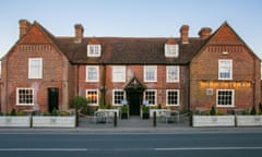 Exterior of The Huntsman pub, Brockenhurst.