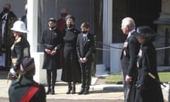The Countess of Wessex at Windsor Castle for the funeral of Prince Philip