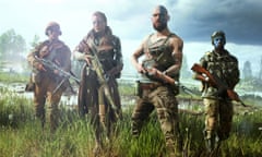 Four playable characters from Battlefield V.