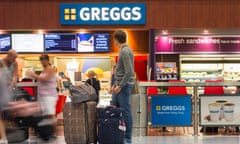 Greggs in Newcastle airport