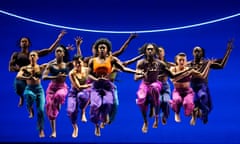 Members of Alvin Ailey’s American Dance Theater performing in New York in December 2022