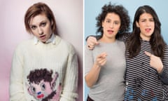 Lena Dunham, creator and star of Girls, and Ilana Glazer and Abbi Jacobson, creators and stars of Broad City.