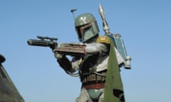 The character Boba Fett in the Star Wars film Return of the Jedi