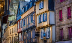 Quimper in Brittany, France<br>The town of Quimper in Brittany