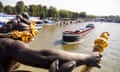 A boat on the Seine.