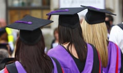 Three female university graduates