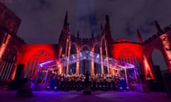 Ghosts in the Ruins at Coventry Cathedral.