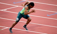 Caster Semenya at the 2017 World Athletics Championships in London.