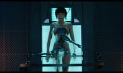 Scarlett Johansson in Ghost in the Shell.