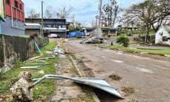 Port Vila, Vanuatu, after being hit by two cyclones in as many days.