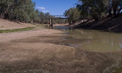 File photo of the Darling river at Louth, Australia in 2018