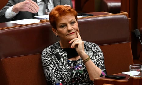 Pauline Hanson refuses to withdraw 'race-based' remarks against Mehreen Faruqi – video