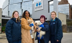 Alison Hammond meets staff from Battersea Dogs & Cats Home.