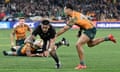 Rieko Ioane scores a try