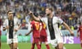 Germany's Niclas Füllkrug celebrates after scoring