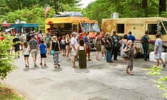 Southern comfort … food trucks at the Inman Park Festival.