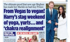 Prince Harry Mail on Sunday April fool