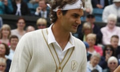 Roger Federer’s own monogrammed feature.