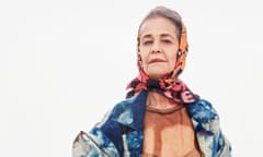 Charlotte Rampling dressed up for fashion shoot, March 2021