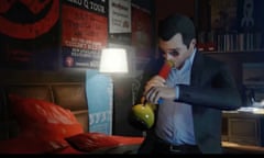 Grand Theft Auto V's Michael takes a hit from his son's bong