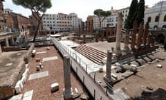 The archaeological area of Largo Argentina