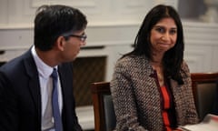 Rishi Sunak and Suella Braverman.