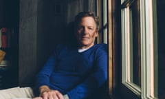 Michael Lewis photographed in his writing room near his home in Berkeley, California, April 2021