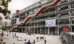 The Pompidou centre in Paris