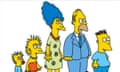 The Simpsons as they first appeared on The Tracey Ullman show