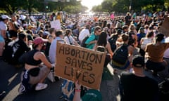 People rally for abortion rights near the Texas capitol in Austin in June 2022. 
