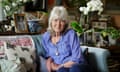 Writer Jilly Cooper at home in Gloucestershire.