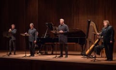 Allan Clayton, Feargal Mostyn-Williams, Roderick Williams, Ben Goldscheider, Olivia Jageurs and James Baillieu perform Britten’s Canticles at Snape Maltings Concert Hall (1 (17)